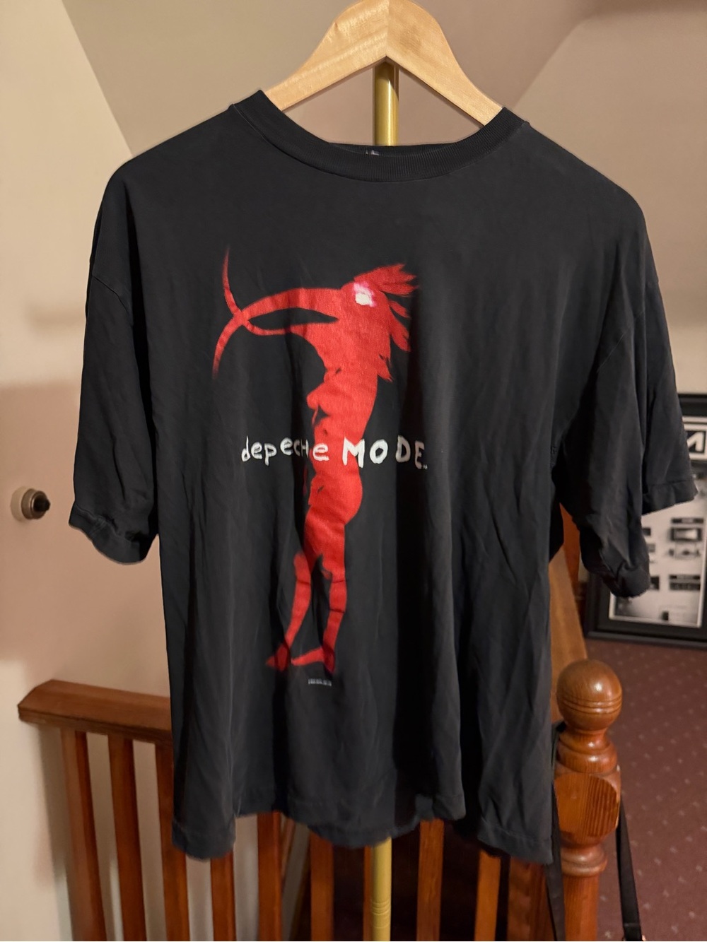 Rare Depeche Mode Walking in my shoes shirt